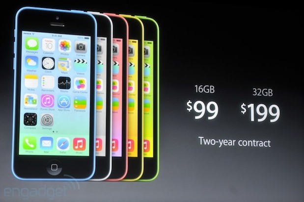 Apple Unveils New Low Cost Iphone 5c Iphone 5s And Fingerprint Sensor